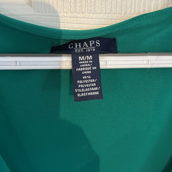 Green knit dress - Chaps - Picture 5 of 9